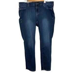 Earl Jeans Sexy Shaper Butt Lift Sculpt Plus Size Stretch Skinny Blue Jeans 20W